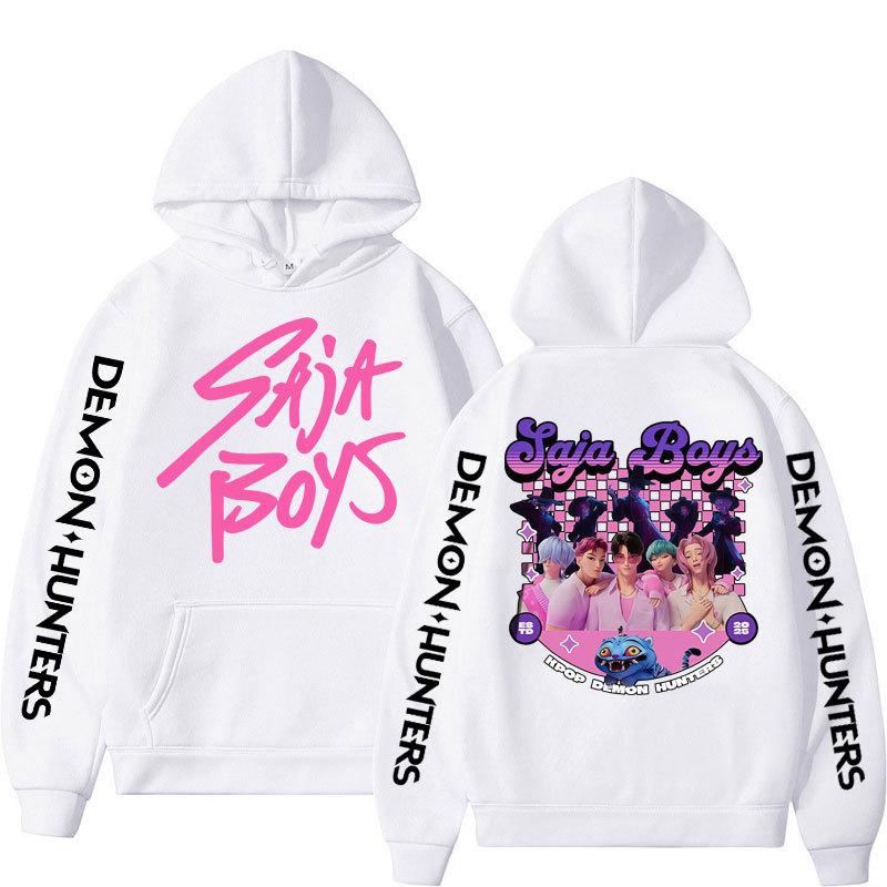 KPop Lovci démonů Saja Chlapecká mikina Harajuku Hip Hop Pulovr Top Pánská a dámská mikina Dárek