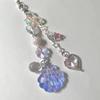 1Pc Shell Beaded Phone Chain Gorgeous Star Lily Of The Valley Keychain Pendant Keyring Jewelry Accessories