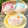 Plush Sheep Vibrant Coin Purse Keychain Charming Accessory For Earbuds And Keys