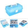 Blue Color Nail Art Storage Box Portable Art Supply Organizer  For Baking Supplies