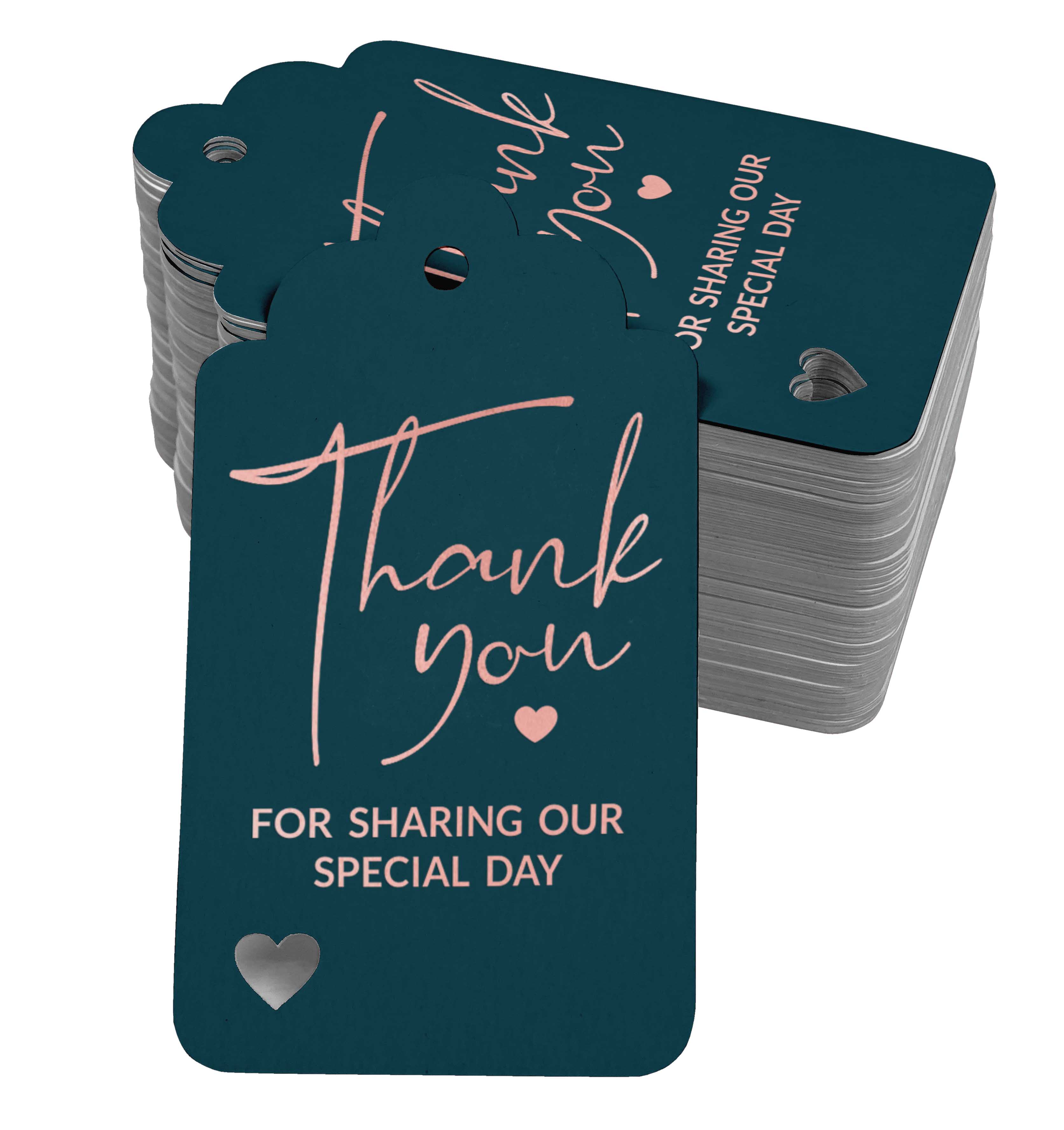 

Inkdotpot Дякуємо, що поділилися нашим особливим днем ​​Весільний вечір, День народження дитини, вихід на пенсію, весілля, день народження. Тег для пляшок зі справжньою золотою фольгою. 50 Rose Gold Foil Tags синій