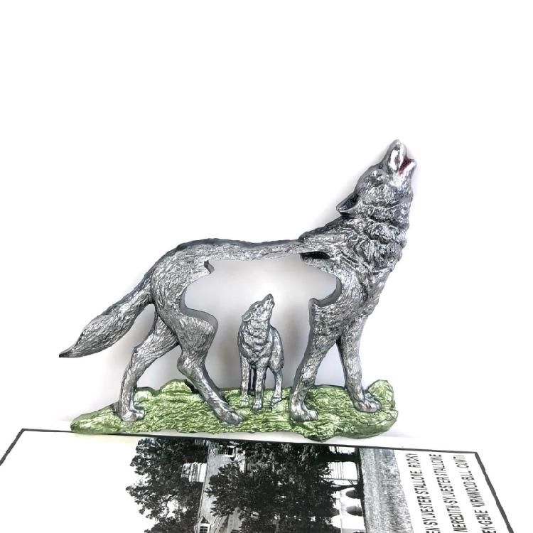 Forest Wolf Resin Molds Wall Art Pendant Silicone Mold Epoxy Casting for Home