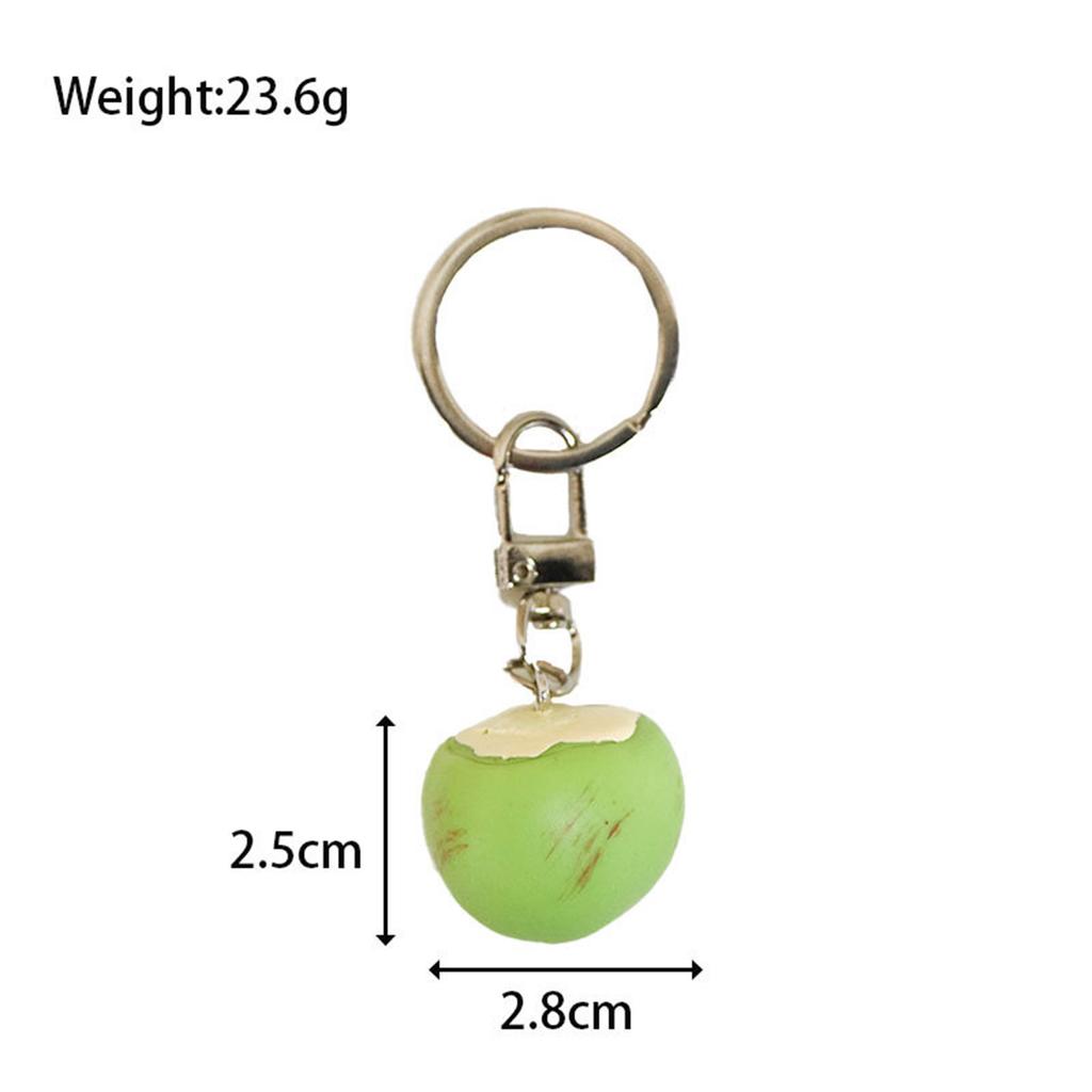 Realistic Food Keychain Cane Design Keyrings with Eye Catching Details Durable Alloy Material Perfect For All Ages
