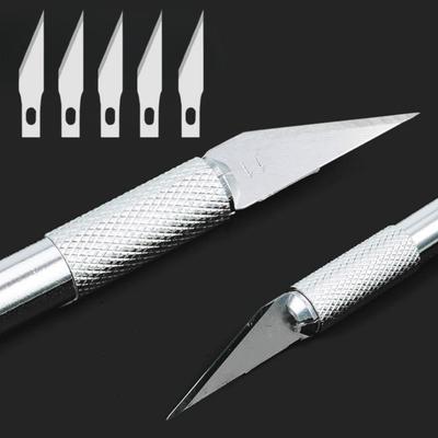 50/100pcs Knife DIY Wood Carving Fruit Food Scalpel Craft Sculpture Cutting Tool Metal Engraving Blades Knifes Wood Carving