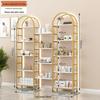 Multi-layer Display Rack for Cosmetics & Nail Salon Storage