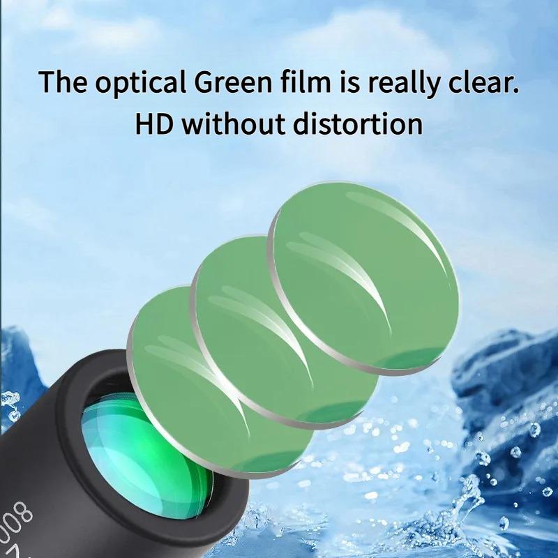 2025 2000X25 HD Monocular Telescope, Compact Portable for Travel, Hiking, Fishing, Camping, Stargazing, Concerts & Bird