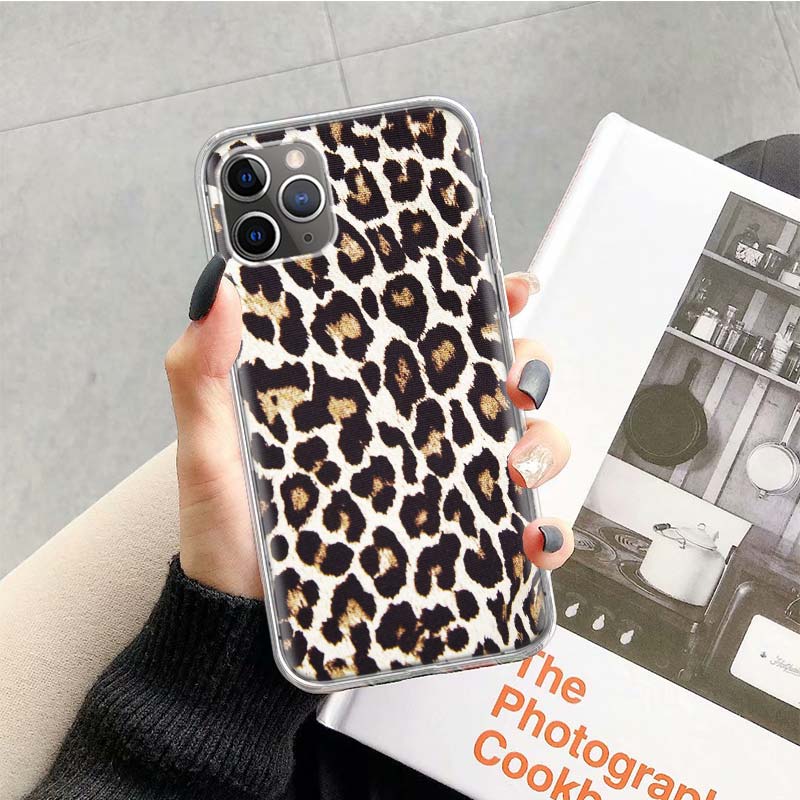 Tiger Leopard Print Panther Phone Case For Apple iPhone 17 Air 16 15 Plus 14 + 13 Mini 12 11 Pro Max 7 8 SE 16Max Soft Shell Cov
