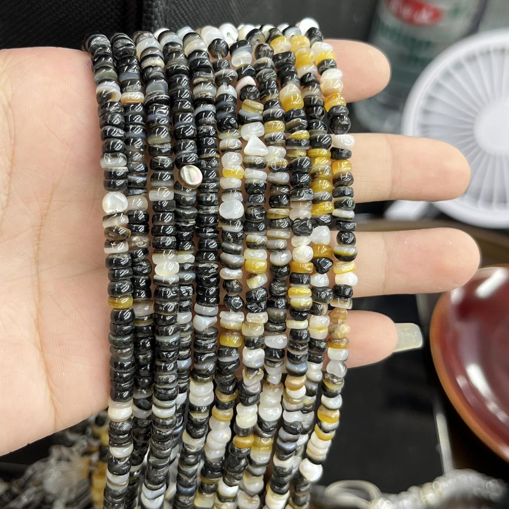 Natural Shell Beads, Fashion Handmade Irregular Loose Spacer Beads for Jewelry Making DIY Necklace, Bracelet, and Anklet Accessories, Crafts 38cm