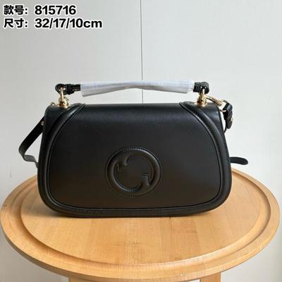 Fashion 24 New Style G Trend Cow One-shoulder Portable Zhu Bead Similar Model Women's BLONDIE Cowhide Hand