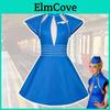 Britney Spears Cosplay Costume Starlet Flight Attendant Uniform For Halloween Party