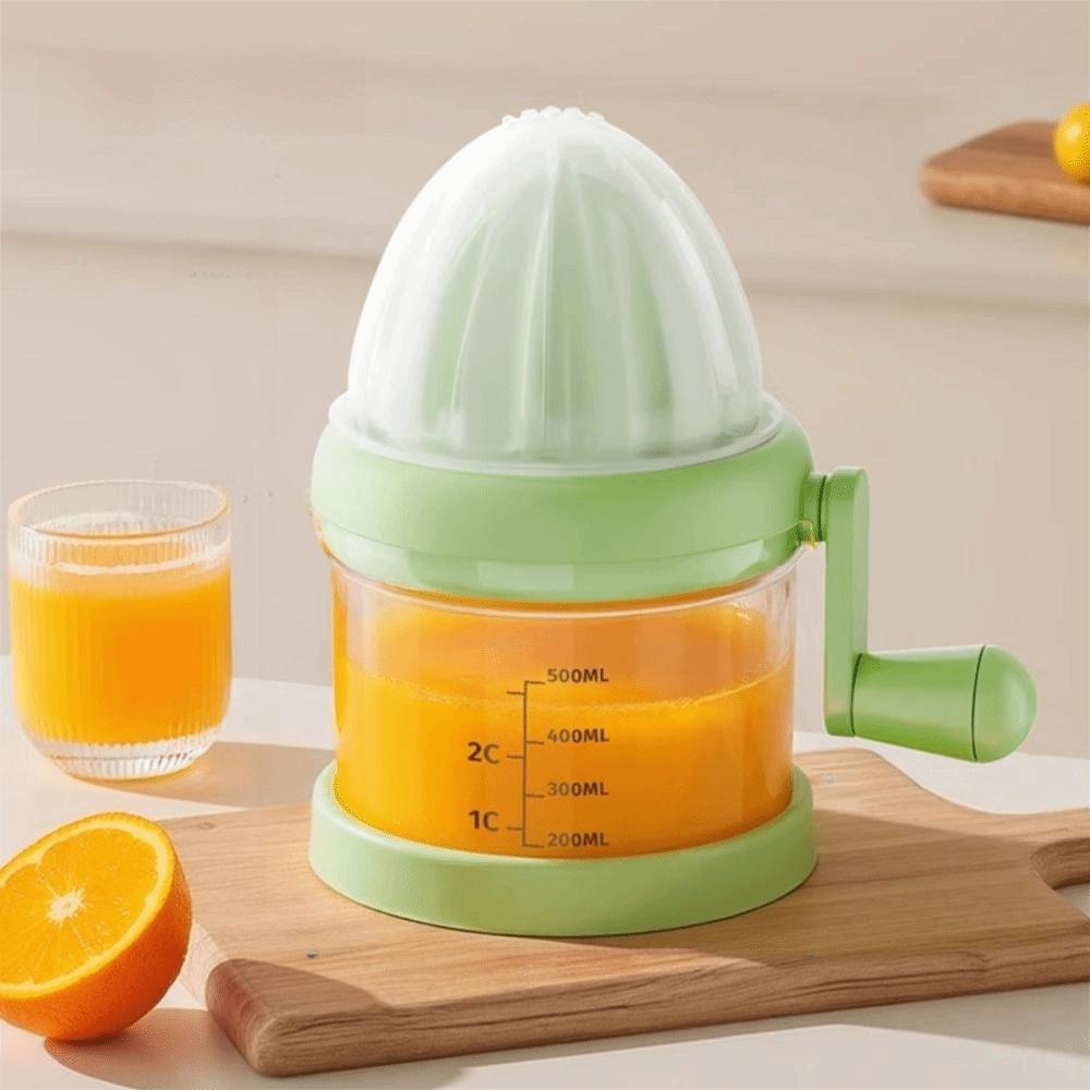 Scale Measure Hand Press Squeezer Transparent Fruit Residue Separator Citrus Press  Home Use