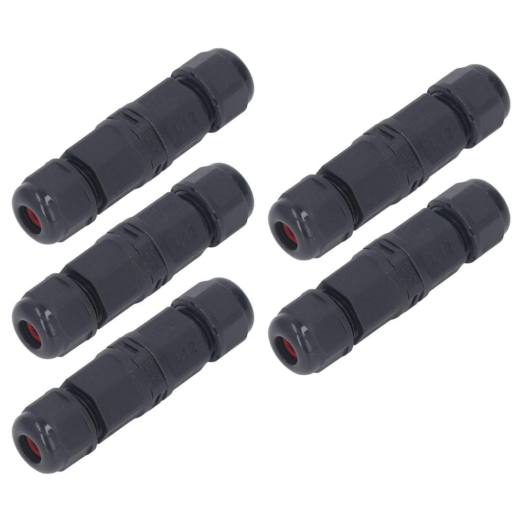5 Pcs IP68 Waterproof Cable Connector 380V 16A Outdoor Electrical Connectors for Industrial Equipment