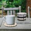 8/10 Pcs Cotton Rope Woven Trivet Placemats Braided Hot Pads Natural Dinner Plate Mat Set  Desk