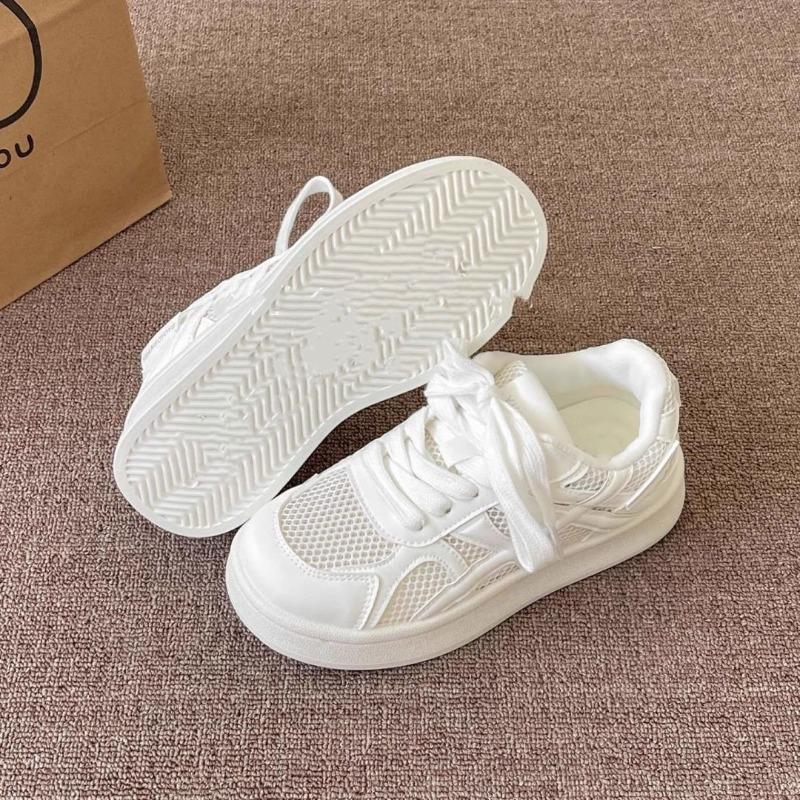 Summer New Platform Canvas Shoes Women's Thin Breathable Versatile White Shoes Casual Board Shoes Trend