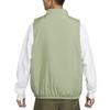 Nike Chaleco de Algodón con Cremallera Estampado con Logotipo Alfabético Sólido Therma-FIT Club Chaleco para Hombre Verde Aceite DX0677-386