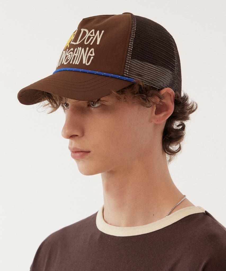 GOLDEN SUNSHINE Sunshine Trucker Cap_Brown