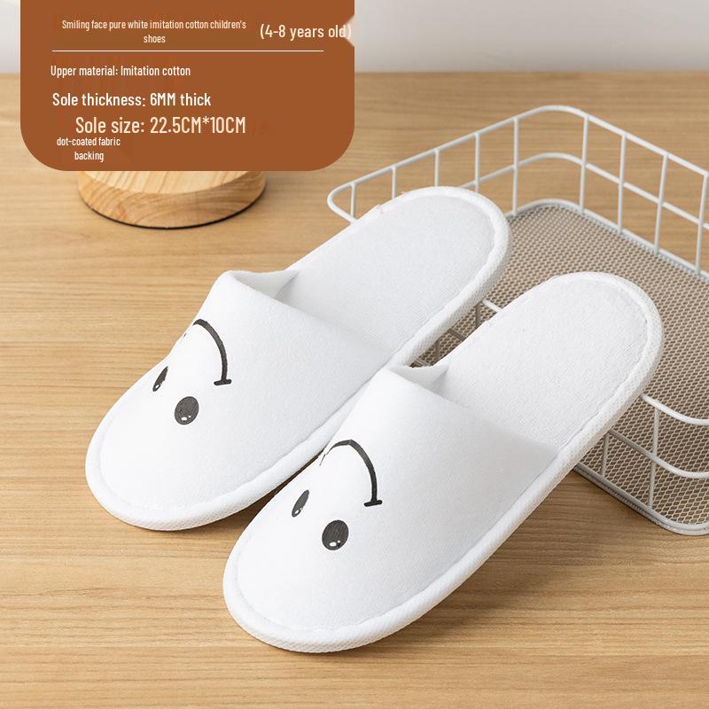 Kids' Portable Non-Slip Slippers for Travel and High-End Hospitality.