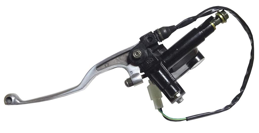 CMY Select Front Brake Lever Master Cylinder for Jog/Aprio Motorcycles (Silver Handle)
