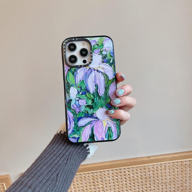 Graffiti Flowers Hard Case for iPhone 16 Pro Max & 14/15 Plus