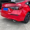 For Honda Civic Sedan 11th -2024 2025 Carbon Fiber Rear Fog Light Lamp Cover Trim Foglight Protector Accessories Car Styling