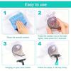 Suction Cup Razor Holder Punch-free Manual Razor Shaver Storage Rack Drain Wall-mounted Bathroom Storage Rack