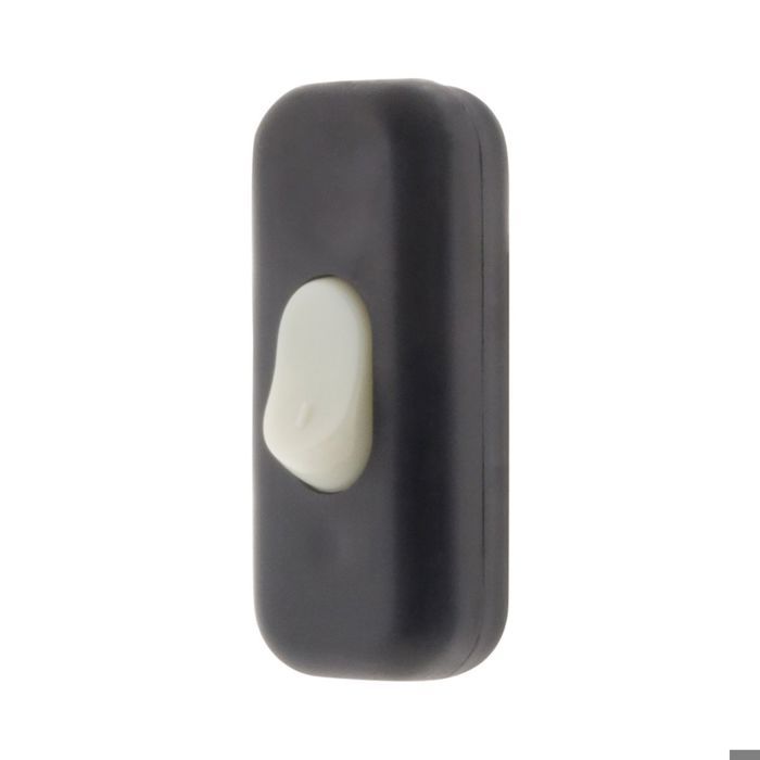 Interrupteur 2a bipolaire luminescent - noir - zenitech