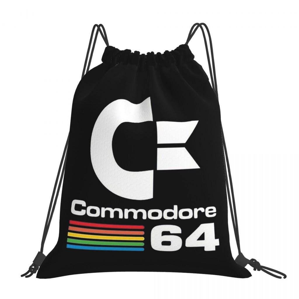 Commodore 64 Rucksäcke Modische Kordelzugtaschen Sporttasche Schultaschen für Reisen Schule