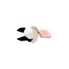Fluffy Long-tailed Tit Mascot Keychain Plush Round 5cm Snow Fairy Character Mini Size Strap White Polyester Nylon Ball Chain