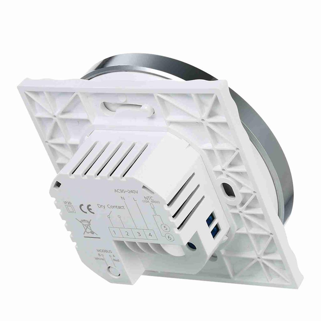 Programmable Gas Boiler Heating Thermostat Boiler Heating Temperature Controller LCD Touchscreen with Backlight Voice