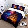 Ship Canvas Artwork Set Soft Comfortable Duvet Cover Bedding Set Included 1*Duvet Cover & 2*Pillowcases, Gift