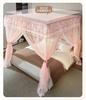 Three Door Floor Standing Mosquito Net for Home Bedroom 2026 New Model, High-end Princess Palace Bracket, Thickened and Textured Account