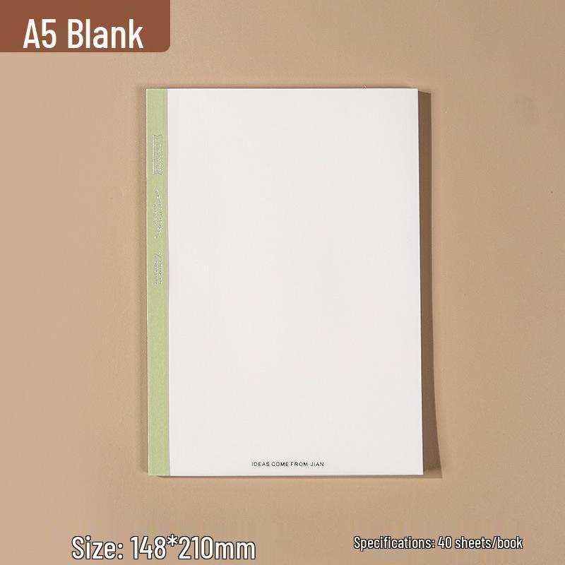 

PP B5 Waterproof Softcover Wireless Bound Meeting Notebook 40 Sheets PP Perfect Bound