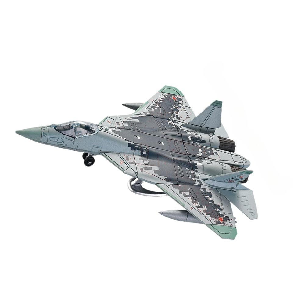 1/72 Scale SU-57 Fighter Jet Quick Build Model Kit Plastic Millitary Jet Toy Gift for Adults and Kids