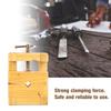 Wooden Mini Flat Pliers DIY Table Vise Stamp Clamp for Woodworking Carving (Large)