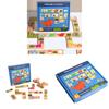 Wooden Dinosaur Dominoes Puzzle Game For Kids Educational Brain Training Toys