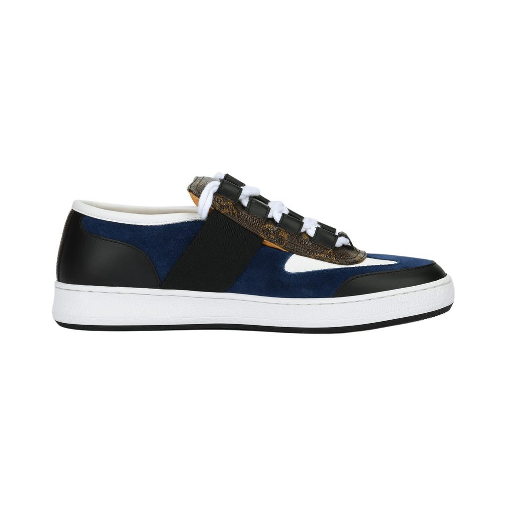 LOUIS VUITTON Lous Sneakers 'Blue Black With Brown Monogram' Women's 1ABIIU