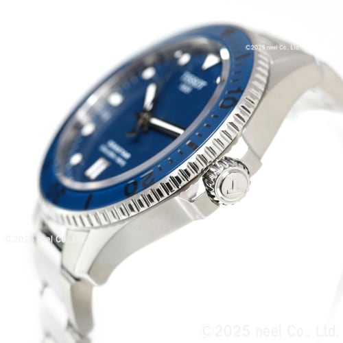 Tissot Men's Seastar 1000 Watch, 40mm, Blue Dial, Bracelet, T1204101104100, Officially Imported