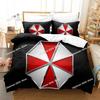 Game R-RESIDENT Corporation Red Umbrella EVIL Bedding Set Duvet Cover Full Queen King Size Pillowcase Printed Aldult Kid Bedroom