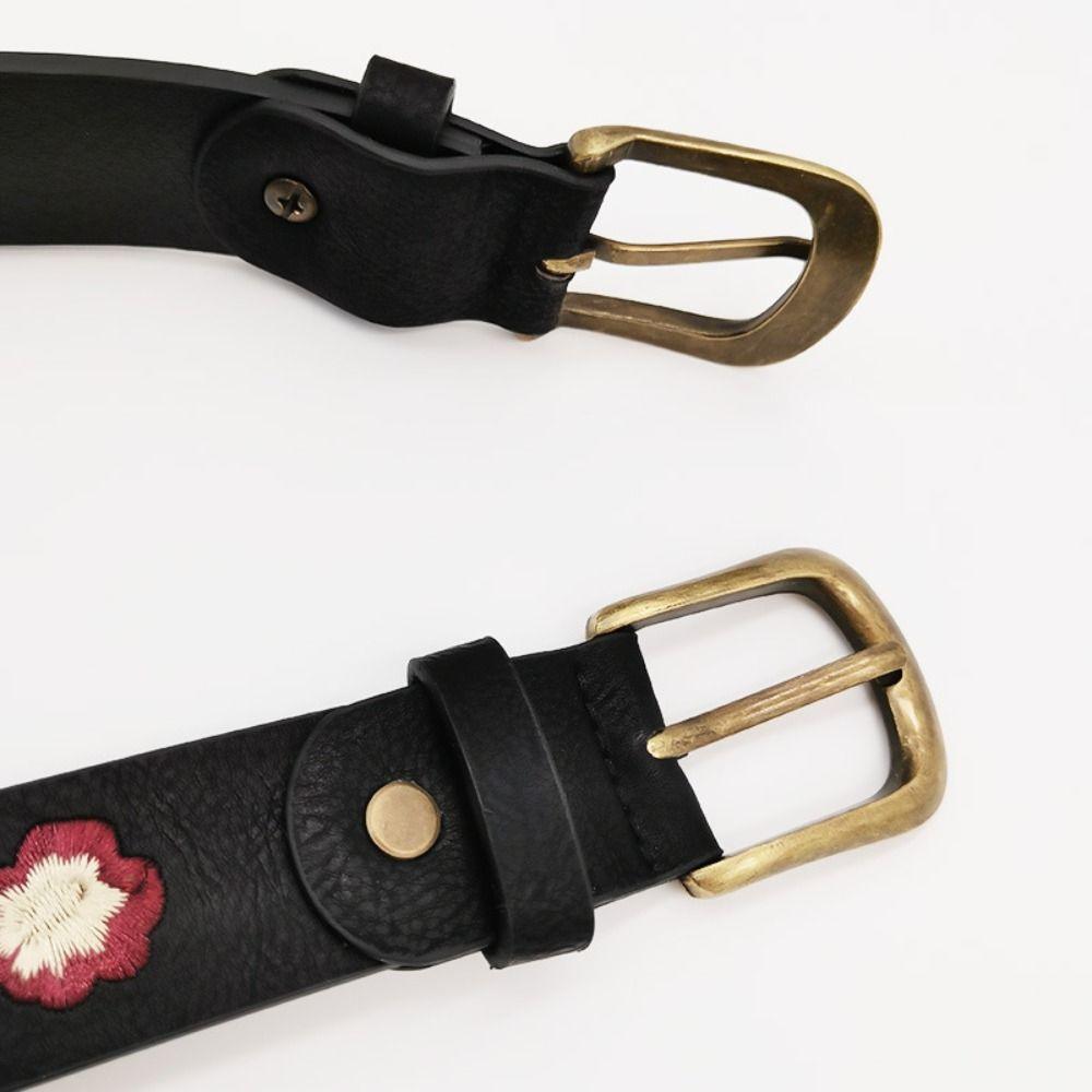 Ležérní vyšívaný květinový pásek Retro vyšívaný květinový pásek Dekorace na šaty