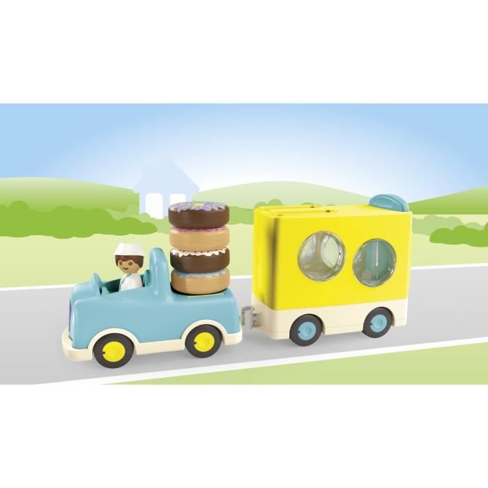PLAYMOBIL Junior 71702 Camion de donuts Junior, Dès 12 mois