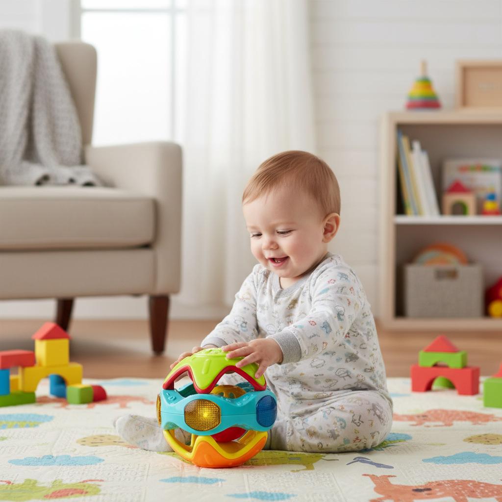 

Durable Cross-Border Musical Hand Pat Ball for Early Education - Baby & Toddler Gift for Boys & Girls