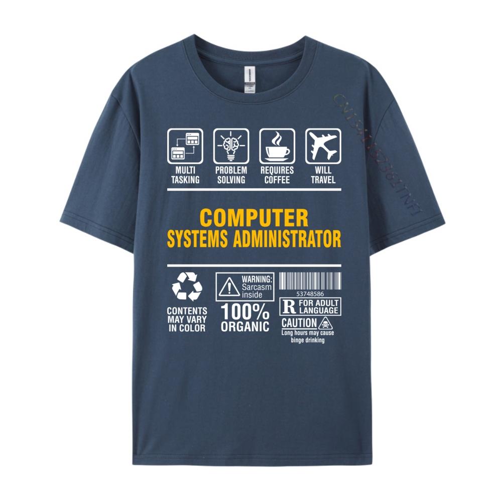 Multitasking Coffee Lover Computer Systems Administrator Luxury T Shirt Unisex High Quality Youth Streetwear Unisex Gothic Style