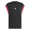 Adidas Men's KPM99 Badge of Sport Tank Top, Black/Red (JI7577), Size 3L