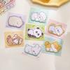 1 Piece Adhesive Kawaii Cartoon Capybara Animals Notes Notepad Memo Pad Office School Supplies Stationery Sticker