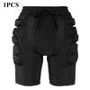 1 Piece Men's Snowboard Compression Shorts, 3D Protective Padded Compression Shorts - Athletic Style for All Seasons.