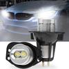 Farol Angel Eye Compatível com os modelos BMW Série 3 e E91 com Lâmpadas de Luz de Advertência X-STYLE, (E90 (pré-facelift) (pré-facelift) 2005-2008), 6W,