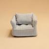 Smooth cotton Tiny Sofa Model For 1 12 Model house Displays Detachable For Realistic Home Trim