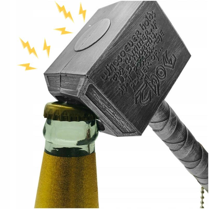 Mjolnir silver magnet