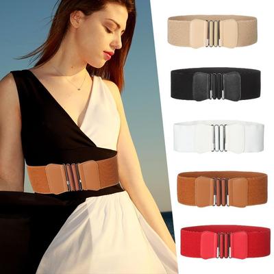 Stretch Casual Corset Wide Belts Elastic Belts Waistband Waist Strap
