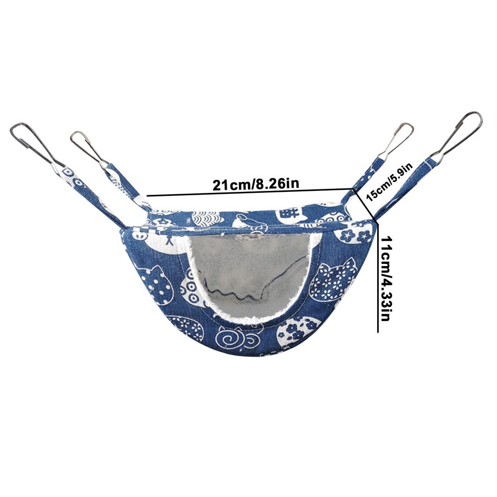 

Ferret Hammock Warm Guinea Pig Hammock for Pets Play and Rest Small Animal Bed Cage for Chinchilla Parrot Sugar Glider Ferrets